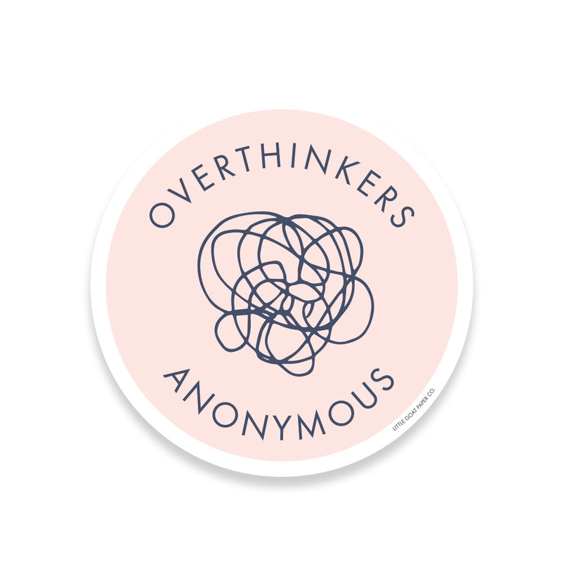 TH* Overthinkers Anonymous Sticker -  - Stickers - Feliz Modern