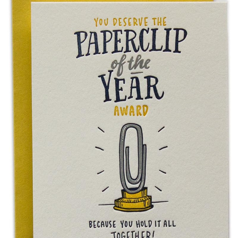 LFLP* Paperclip of the Year Card -  - Cards - Feliz Modern