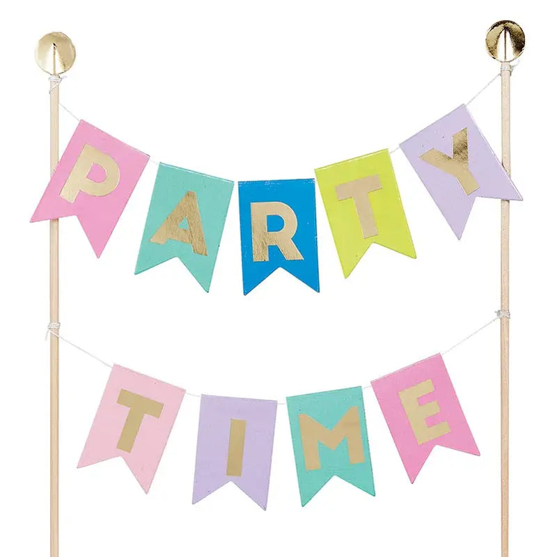 SCCB Party Time Garland Cake Topper -  - Party Supplies - Feliz Modern