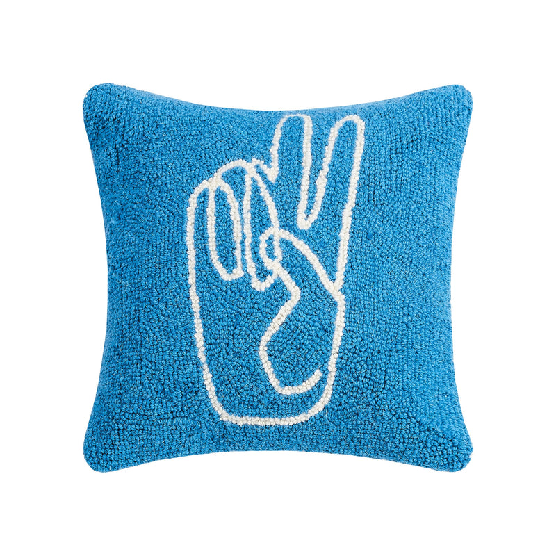 PEKH* Peace Hand Pillow (in-store or curbside only) -  - Pillows & Throws - Feliz Modern