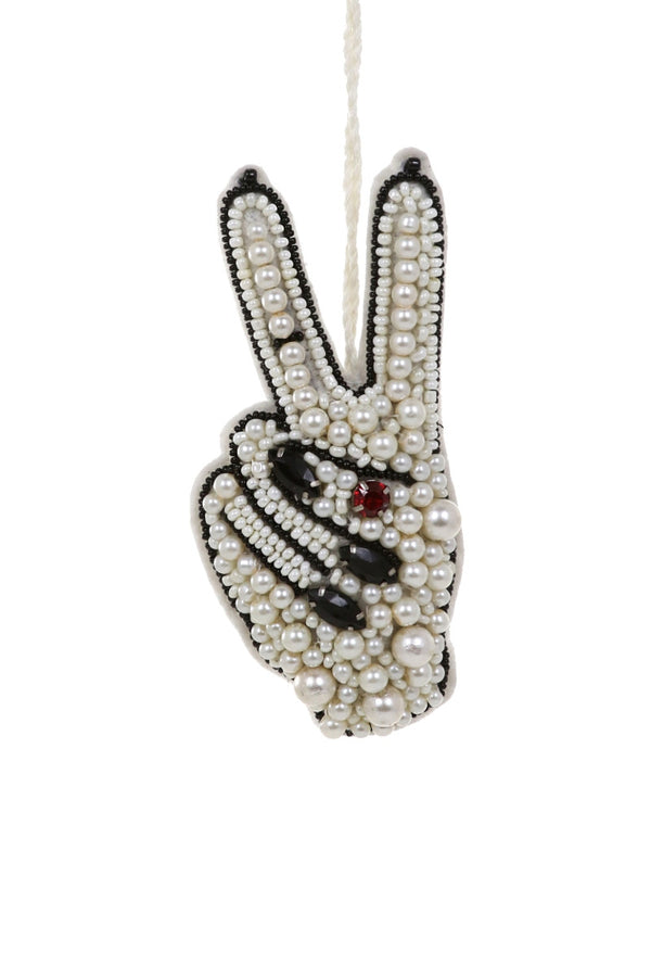 CFC* Peace Out Ornament - - Christmas - Feliz Modern