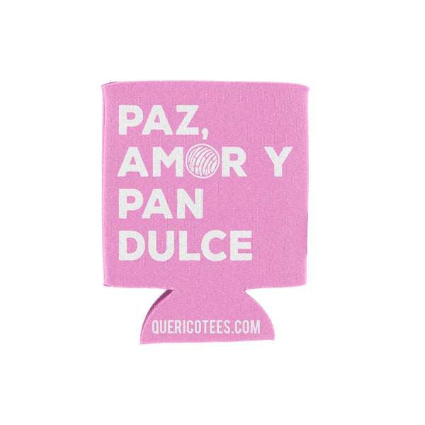 QRIC Paz Amor y Pan Dulce Drink Sleeve - pink - Drinkware - Feliz Modern