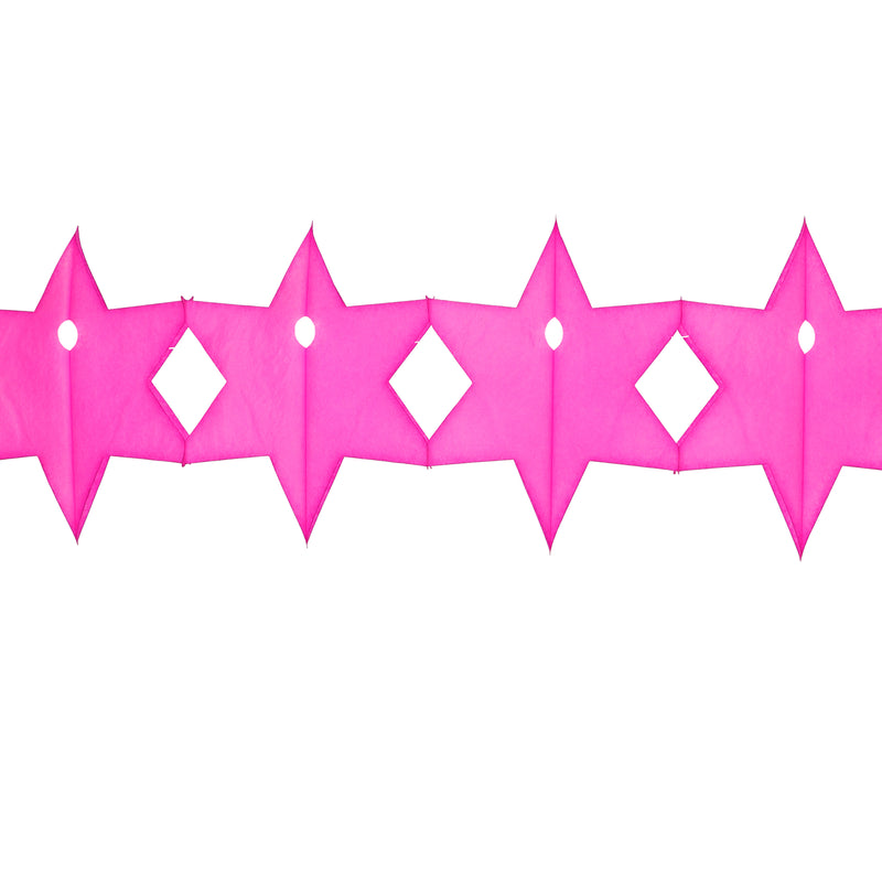 TCN* Pink Star Garland -  - Christmas - Feliz Modern