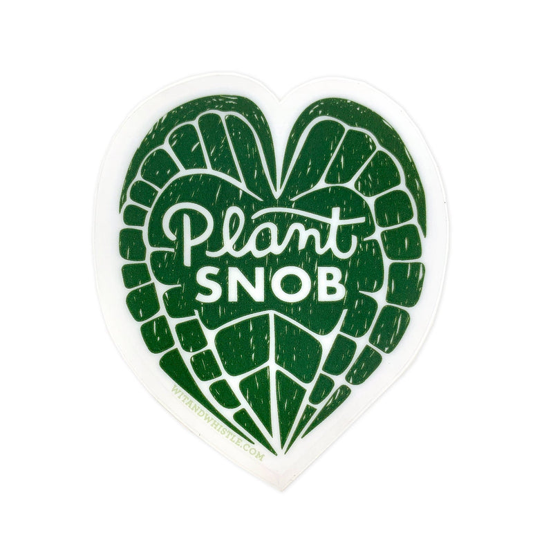 WTWH Plant Snob Sticker -  - Stickers - Feliz Modern