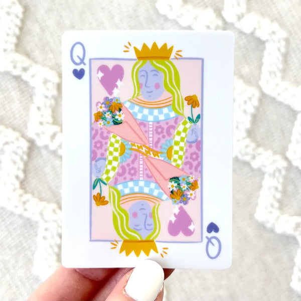 EBD Queen Card Sticker -  - Stickers - Feliz Modern