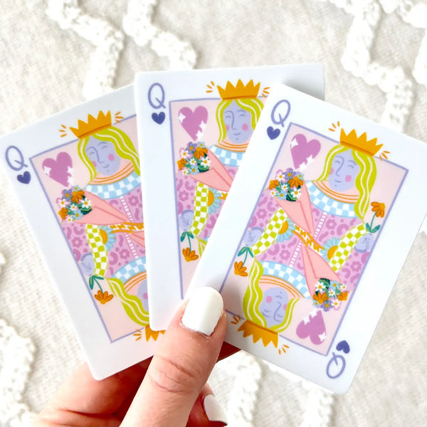 EBD Queen Card Sticker -  - Stickers - Feliz Modern