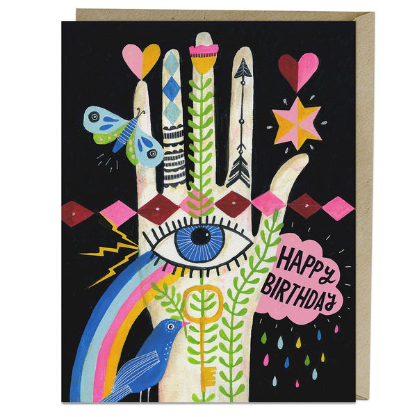 EMD Rainbow Hand Birthday Card -  - Cards - Feliz Modern