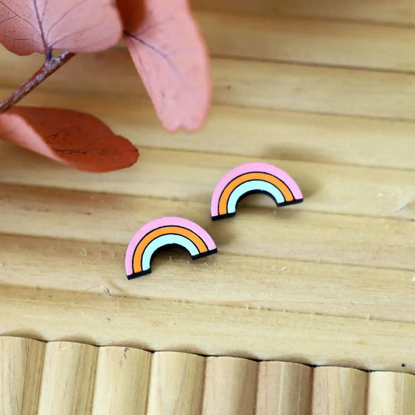 LCM* Mini Rainbow Stud Earrings -  - Earrings - Feliz Modern