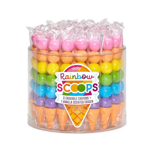 OLY* Rainbow Scoops - Vanilla Scented Stacking Crayons -  - Office & Stationery - Feliz Modern