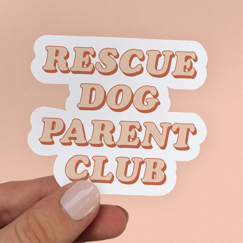 JRDC* Rescue Dog Parent Sticker -  - Stickers - Feliz Modern