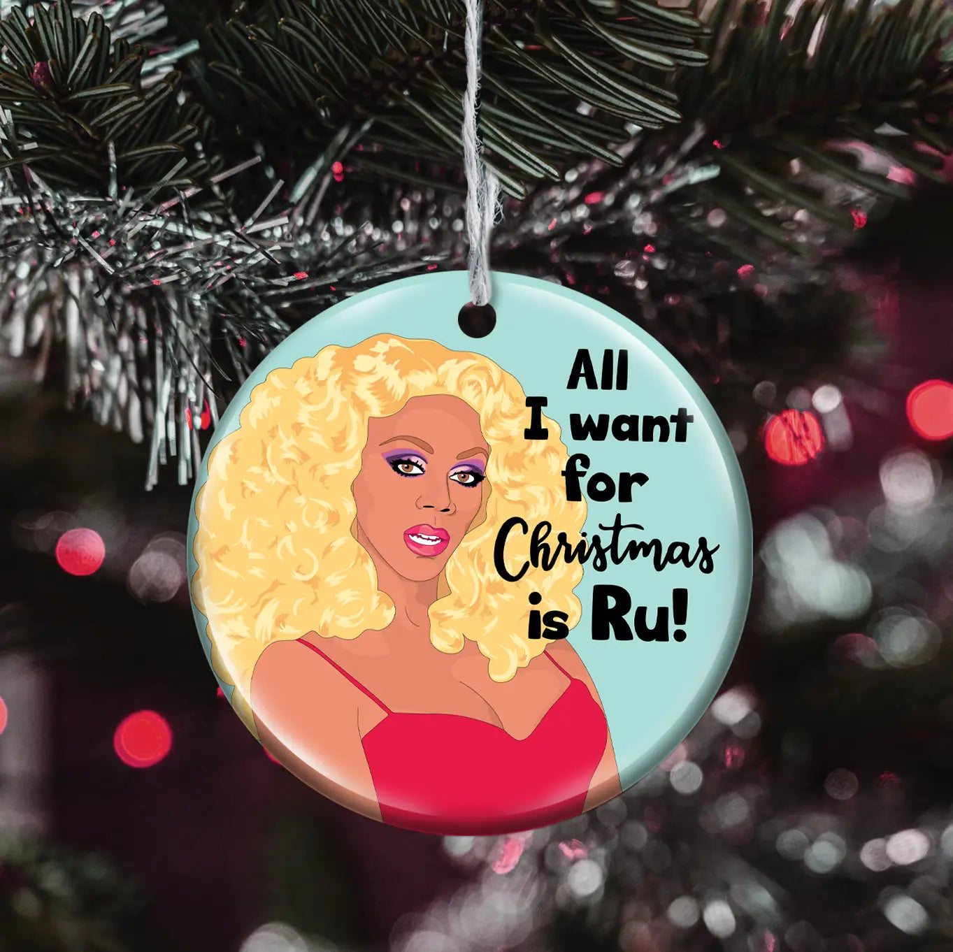 CTR* RU Christmas Ornament – Feliz Modern