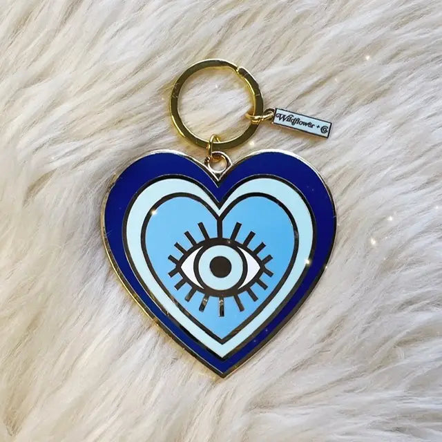WFLW Evil Eye Keychain -  - Keychains - Feliz Modern