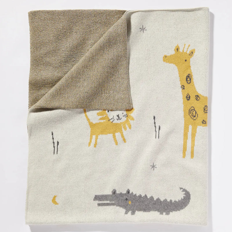 PCLP* Safari Baby Knit Blanket -  - Babies & Kids - Feliz Modern
