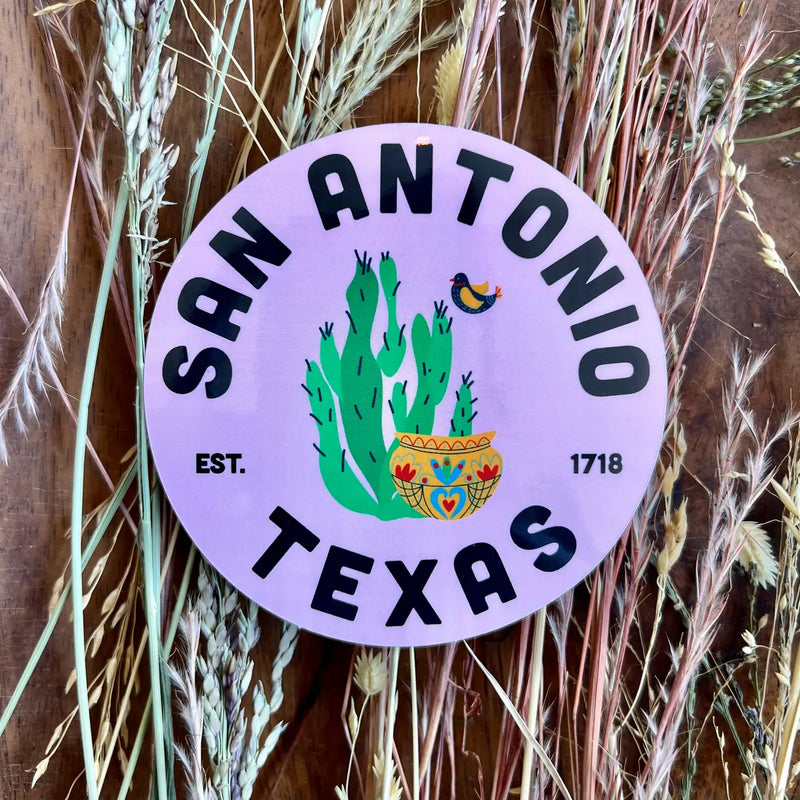 TSBX San Antonio Cactus Sticker -  - Stickers - Feliz Modern