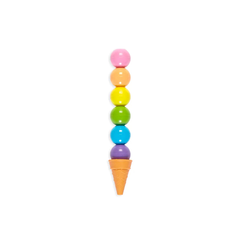 OLY* Rainbow Scoops - Vanilla Scented Stacking Crayons -  - Office & Stationery - Feliz Modern