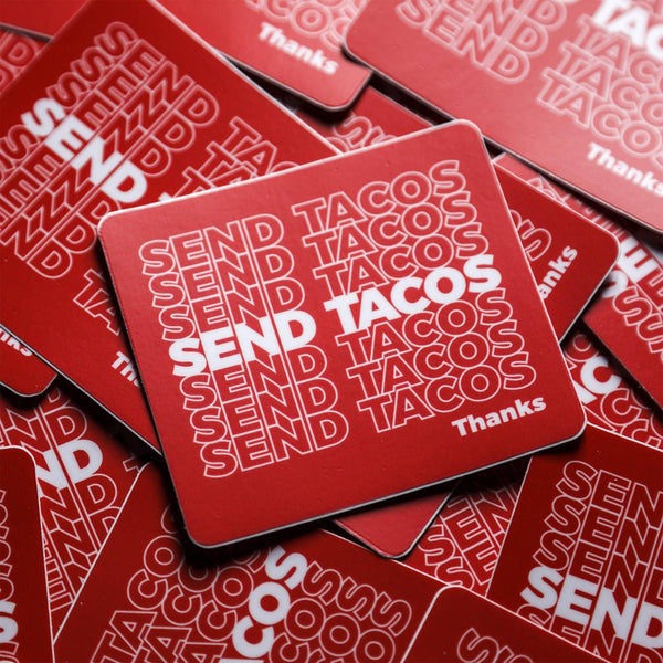 TCG Send Tacos Sticker -  - Stickers - Feliz Modern