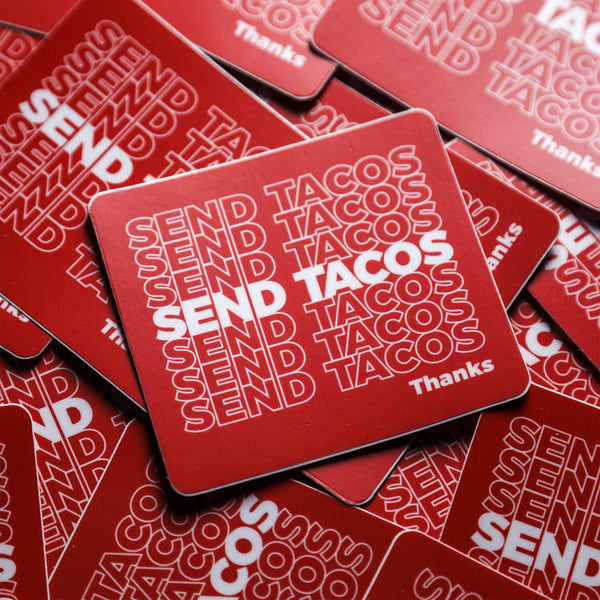 TCG Send Tacos Sticker -  - Stickers - Feliz Modern