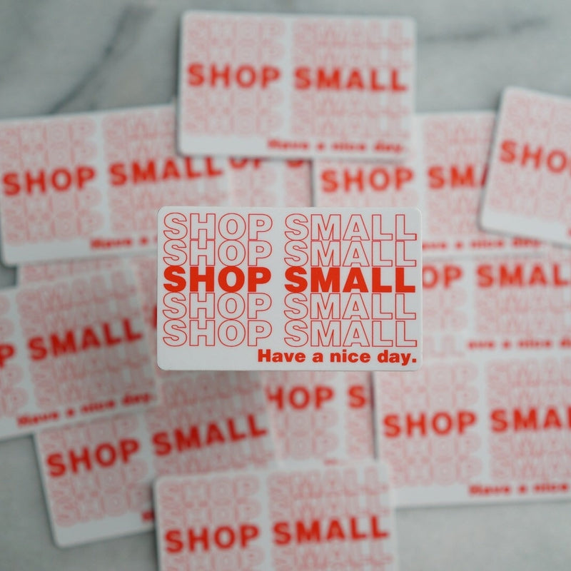 ALDD* Shop Small Sticker -  - Stickers - Feliz Modern