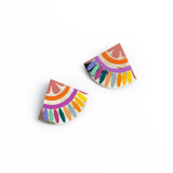 SST Single Layer Rainbow Tile Earrings -  - Earrings - Feliz Modern