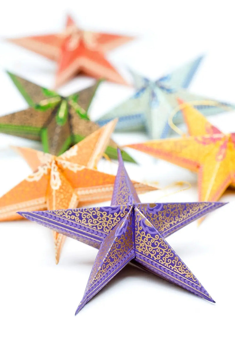 INDK* Folding Star Decor Assorted Colors -  - Decor Objects - Feliz Modern