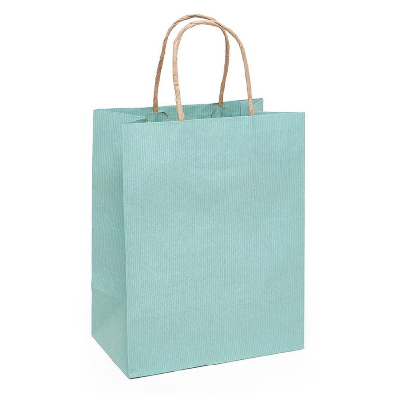 PMRT 6 x 8 Stripe Gift Bag - Sky Blue - Gifting Supplies - Feliz Modern