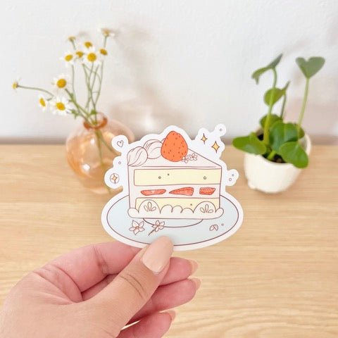 BBYF Strawberry Cake Sticker -  - Stickers - Feliz Modern