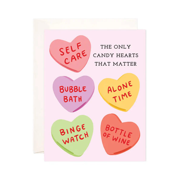 BWS* Candy Hearts Greeting Card - - Cards - Feliz Modern