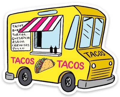 TFND* Taco Food Truck Sticker -  - Stickers - Feliz Modern