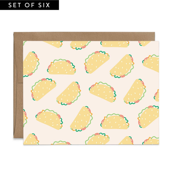 TPCP Taco Boxed Set of 6 Cards -  - Cards - Feliz Modern