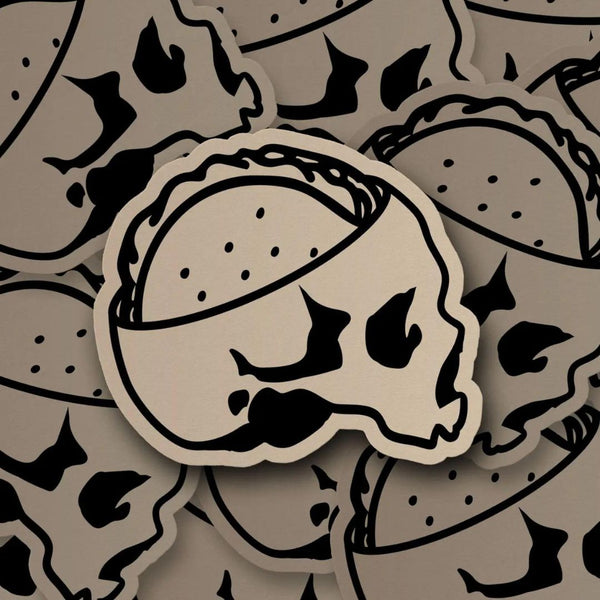 TCG  Skull Taco Sticker -  - Stickers - Feliz Modern