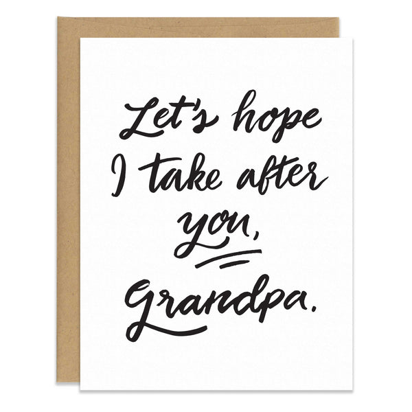 JSO Take After Grandpa Card -  - Cards - Feliz Modern
