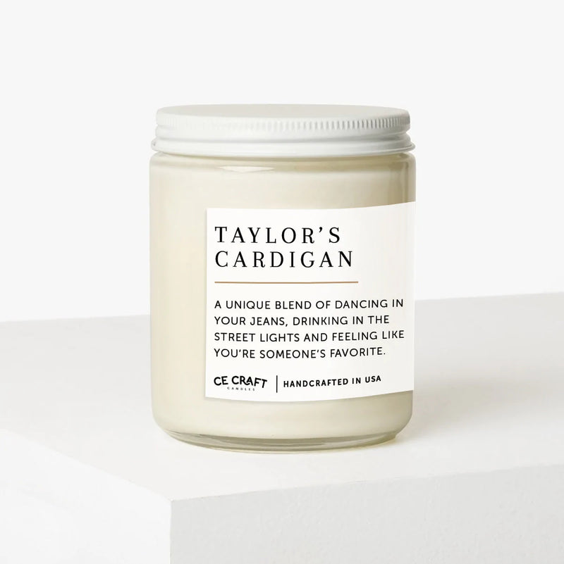 CEC "Taylor's Cardigan" Soy Wax Candle -  - Candles - Feliz Modern