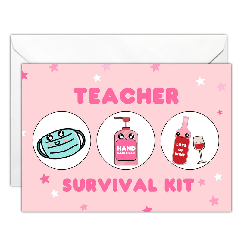 CSGC* Teacher Survival Kit Card -  - Cards - Feliz Modern