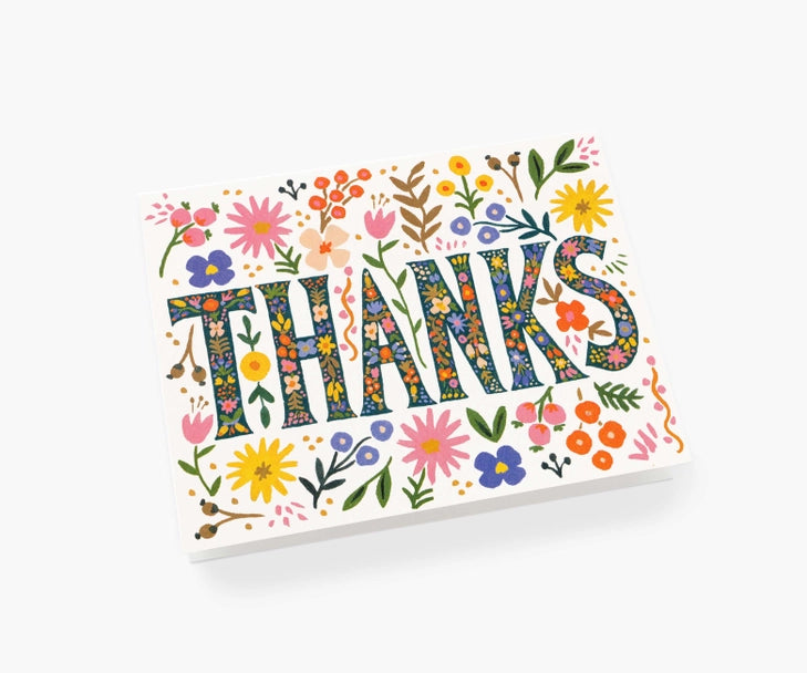 RPC Floral Thanks Card -  - Cards - Feliz Modern