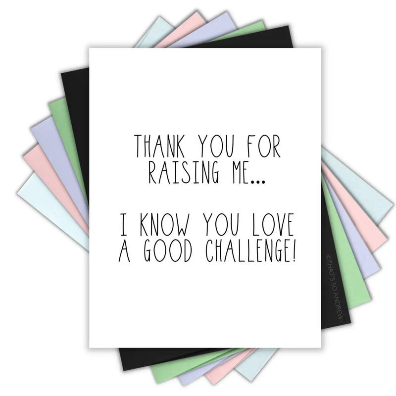 THSA Thanks For Raising Me Card - - Cards - Feliz Modern