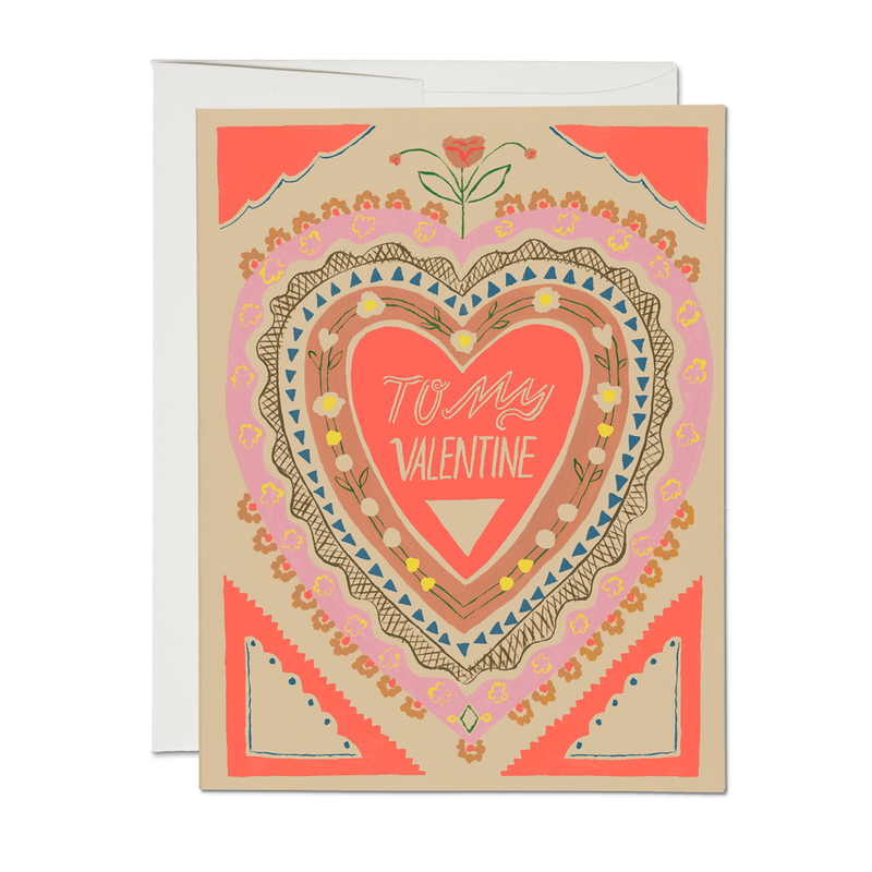 RCC* To My Valentine Card - - Cards - Feliz Modern