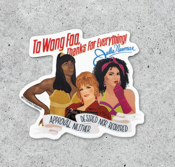 CTR To Wong Sticker -  - Stickers - Feliz Modern