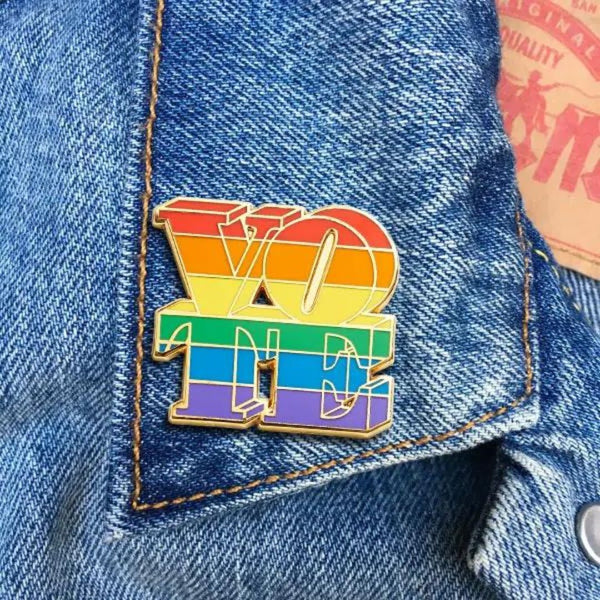 TFND* Rainbow Vote Pin -  - Pins & Patches - Feliz Modern