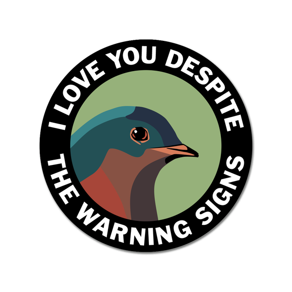 TMM Warning Signs Sticker -  - Stickers - Feliz Modern