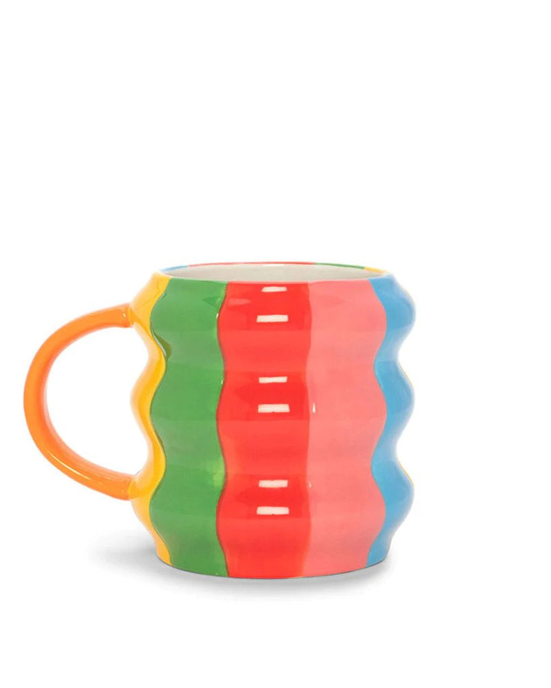 BAN* Rainbow Wave Mug -  - Drinkware - Feliz Modern