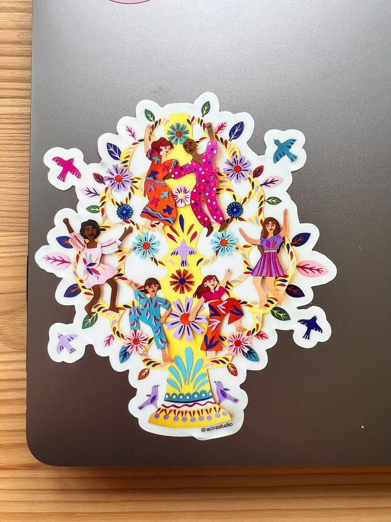 ACRS* Woman Tree Of Life Sticker -  - Stickers - Feliz Modern