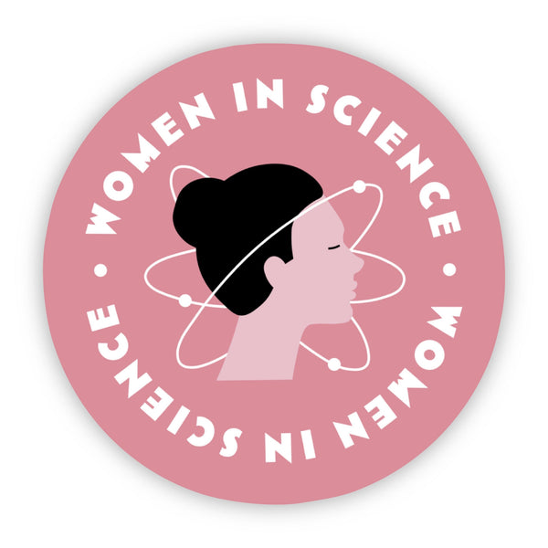 BMD* Women in Science Pink Sticker -  - Stickers - Feliz Modern