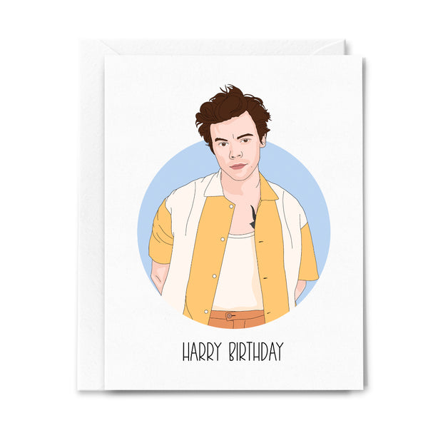 SAGO H Styles Birthday Card -  - Cards - Feliz Modern